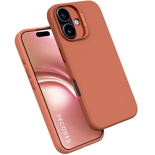 Decoded Silikon Hülle für iPhone 16 Plus, Antimikrobielles Material, Kompatibel mit MagSafe, Premium Soft-Touch Liquid Silicone, Metall Kameraschutz & Tasten, Handyhülle, Schützhulle, Rose Decoded Silikon Hülle für iPhone 16 Plus, Antimikrobielles Material, Kompatibel mit MagSafe, Premium Soft-Touch Liquid Silicone, Metall Kameraschutz & Tasten, Handyhülle, Schützhulle, Rose von Decoded