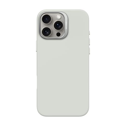 Decoded Silikon Hülle für iPhone 16 Pro Max, Antimikrobielles Material, Kompatibel mit MagSafe, Premium Soft-Touch Liquid Silicone, Metall Kameraschutz & Tasten, Handyhülle, Schützhulle, Stone Grau Decoded Silikon Hülle für iPhone 16 Pro Max, Antimikrobielles Material, Kompatibel mit MagSafe, Premium Soft-Touch Liquid Silicone, Metall Kameraschutz & Tasten, Handyhülle, Schützhulle, Stone Grau von Decoded