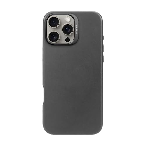 Decoded Lederhülle für iPhone 16 Pro Max, MagSafe-kompatible Hülle, Aus Hochwertigem ECCO-Leder, Hervorragender Fall- und Aufprallschutz, Kratzfeste Handyhülle, Metalltasten, Schwarz Decoded Lederhülle für iPhone 16 Pro Max, MagSafe-kompatible Hülle, Aus Hochwertigem ECCO-Leder, Hervorragender Fall- und Aufprallschutz, Kratzfeste Handyhülle, Metalltasten, Schwarz von Decoded