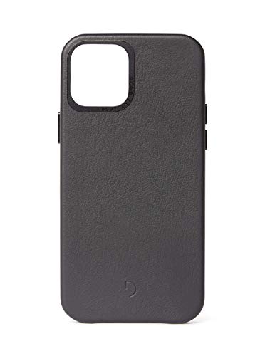 Decoded© Premium Leder Handyhülle - iPhone 12 Pro Max - Getestet von Apple - Extra Schutz - Stoßdämpfend - Hülle - Schutzhülle - Rundumschutz - Klapphülle - Handy Hülle – Schwarz von Decoded