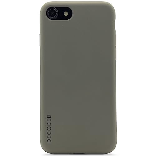 Decoded© Premium Silikon Handyhülle - iPhone SE / 6/7 / 8 - Getestet von Apple - Anti-Bakteriell - Extra Schutz - Stoßdämpfend - Schutzhülle - Rundumschutz - Klapphülle - Handy Hülle – Olivgrün von Decoded