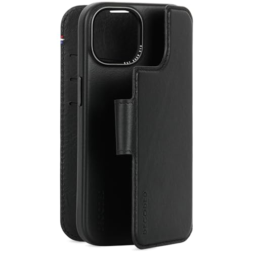 Decoded 2-in-1 Abnehmbare Schutzhülle für Apple iPhone 15 - Hochwertiges Europäisches Leder - Kartenhalter Hülle - Lederhülle - MagSafe-Kompatibel - Microfiber Lining - Schwarz Decoded 2-in-1 Abnehmbare Schutzhülle für Apple iPhone 15 - Hochwertiges Europäisches Leder - Kartenhalter Hülle - Lederhülle - MagSafe-Kompatibel - Microfiber Lining - Schwarz von Decoded
