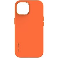 Decoded AntiMicrobial Silicone Backcover iPhone 15 Plus Apricot von Decoded