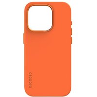 Decoded AntiMicrobial Silicone Backcover iPhone 15 Pro Apricot von Decoded