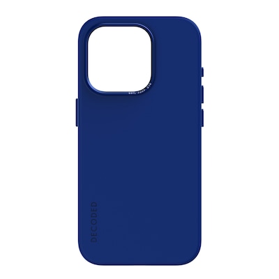 Decoded AntiMicrobial Silicone Backcover iPhone 15 Pro Galactic Blue von Decoded