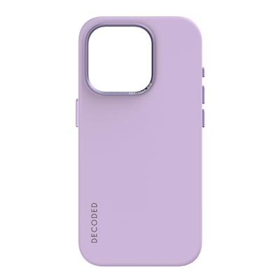 Decoded AntiMicrobial Silicone Backcover iPhone 15 Pro Lavender von Decoded