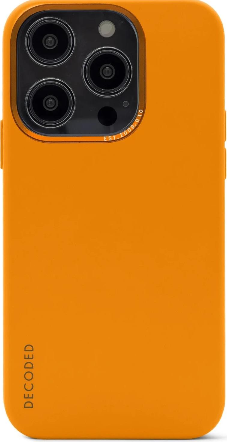 Decoded Antimikrobielle Silikon-Rückseite - Cover - Apple - iPhone 14 Pro - iPhone 13 Pro - iPhone 12 Pro - 15,5 cm (6.12) - Aprikose (D23IPO14PBCS9AT) von Decoded