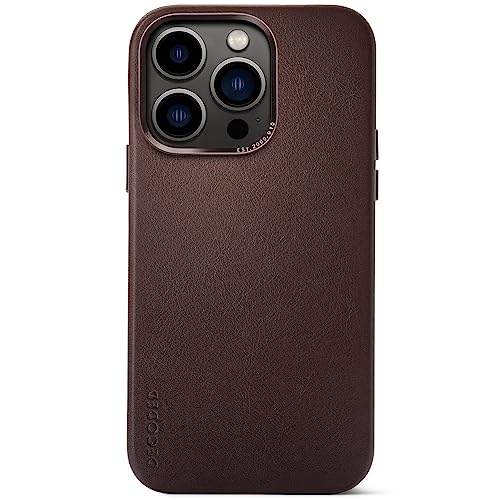 Decoded Back Cover für iPhone 13 Pro (6.1") | Vollnarbenleder (Chocolate Brown) von Decoded