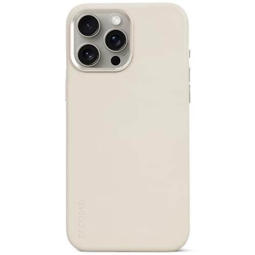 Decoded Hülle für iPhone 15 Pro Max, Premium Europäisches Leder, Lederhülle Extra Dünn, Premium Handyhülle, Case, Kompatibel mit MagSafe, Beige Decoded Hülle für iPhone 15 Pro Max, Premium Europäisches Leder, Lederhülle Extra Dünn, Premium Handyhülle, Case, Kompatibel mit MagSafe, Beige von Decoded