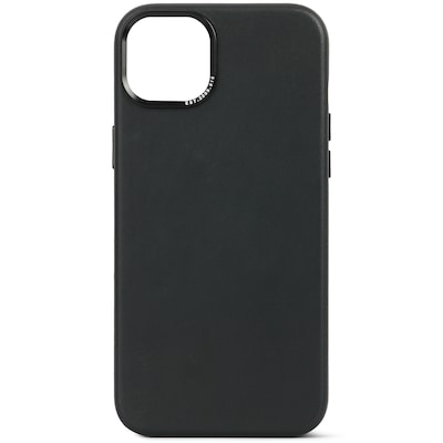 Decoded Leather Backcover für iPhone 15 Black von Decoded