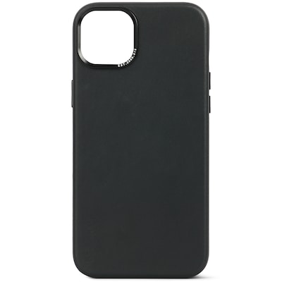 Decoded Leather Backcover für iPhone 15 Plus Black von Decoded