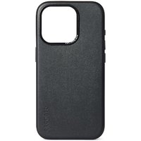 Decoded Leather Backcover für iPhone 15 Pro Max Black von Decoded
