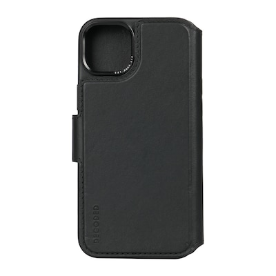 Decoded Leather Detachable Wallet für iPhone 15 Black von Decoded