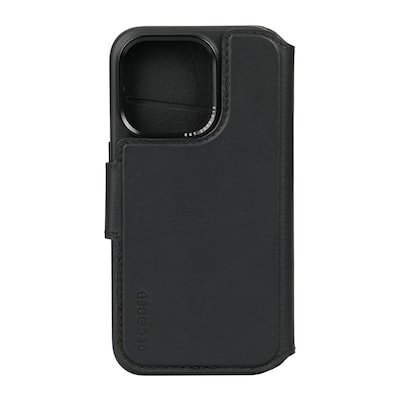 Decoded Leather Detachable Wallet für iPhone 15 Pro Max Black von Decoded