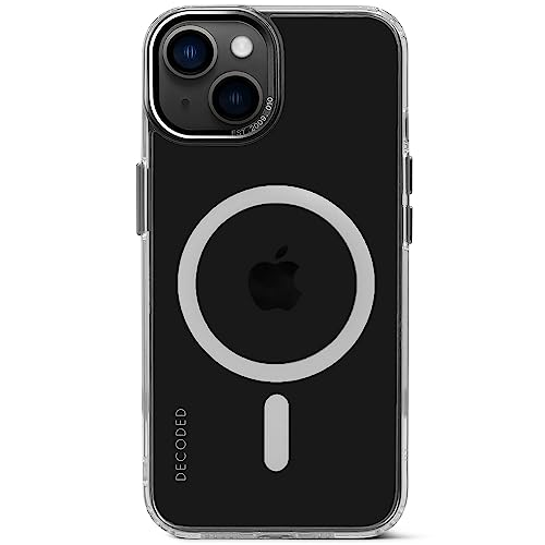 Decoded Premium Transparent Handyhülle - iPhone 14 Plus - Getestet von Apple - Extra Schutz - Stoßdämpfend - Metalltasten - Schutzhülle - Rundumschutz - Klapphülle - Handy Hülle von Decoded