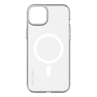Decoded Recycled Plastic Backcover iPhone 15 Plus Transparant von Decoded