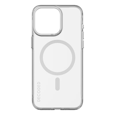 Decoded Recycled Plastic Backcover iPhone 15 Pro Max Transparant von Decoded