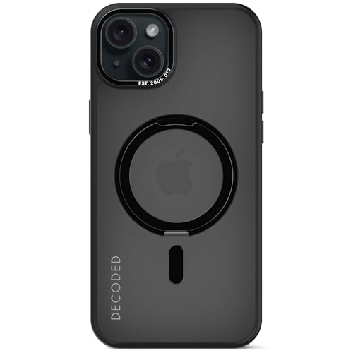Decoded Recycled Plastic Loop Back Cover, Hülle für iPhone 15 Plus, schwarz von Decoded