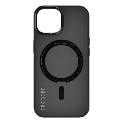 Decoded Recycled Plastic Loop Stand Backcover iPhone 15 Black von Decoded