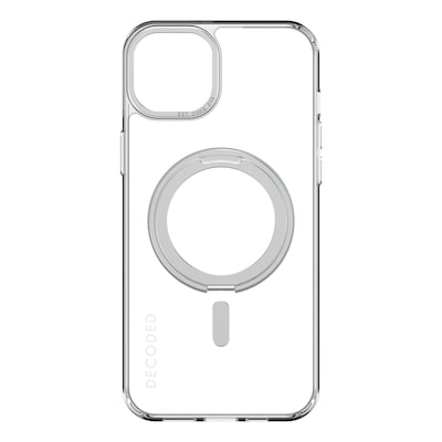Decoded Recycled Plastic Loop Stand Backcover iPhone 15 Plus Transparant von Decoded