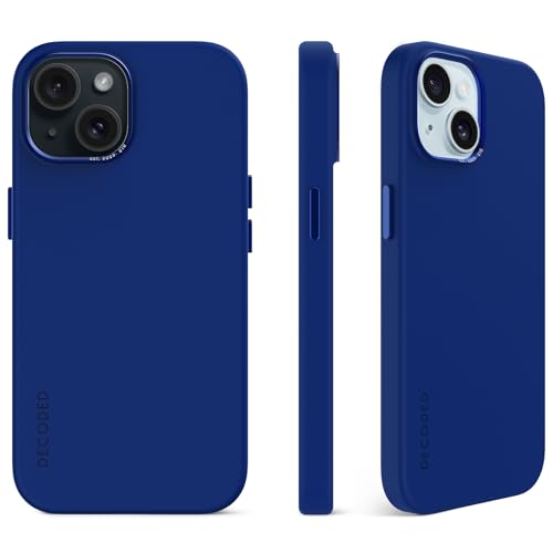 Decoded Silikon Hülle – iPhone 15 Pro – Antibakterielle Hülle – Kompatibel mit MagSafe – Galactic Blau Decoded Silikon Hülle – iPhone 15 Pro – Antibakterielle Hülle – Kompatibel mit MagSafe – Galactic Blau von Decoded