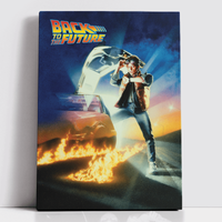 Decorsome x Back To The Future Classic Poster Rectangular Canvas - 12x18 inch von Decorsome
