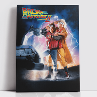 Decorsome x Back To The Future Part Two Classic Poster Rectangular Canvas - 12x18 inch von Decorsome