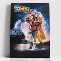 Decorsome x Back To The Future Part Two Classic Poster Rectangular Canvas - 20x30 inch von Decorsome