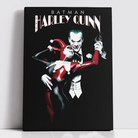 Decorsome x Batman Alex Ross - The Joker And Harley Rectangular Canvas - 20x30 inch Decorsome x Batman Alex Ross - The Joker And Harley Rectangular Canvas - 20x30 inch von Original Hero