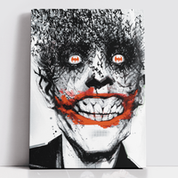 Decorsome x Batman Jock - The Joker Rectangular Canvas - 12x18 inch von Decorsome