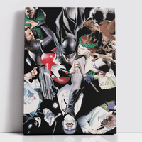 Decorsome x Batman Rogues Gallery Rectangular Canvas - 12x18 inch von Decorsome