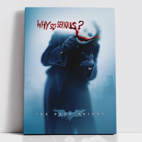 Decorsome x Batman Why So Serious Rectangular Canvas - 20x30 inch Decorsome x Batman Why So Serious Rectangular Canvas - 20x30 inch von Original Hero