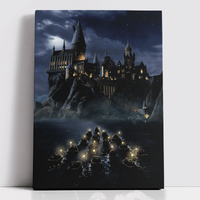 Decorsome x Harry Potter Hogwarts Castle Rectangular Canvas - 12x18 inch von Decorsome