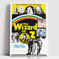 Decorsome x Wizard of Oz Retro Poster Rectangular Canvas - 20x30 inch Decorsome x Wizard of Oz Retro Poster Rectangular Canvas - 20x30 inch von Original Hero