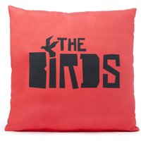 Hitchcock The Birds Abstract Flight Square Cushion - 40x40cm - Soft Touch von Decorsome