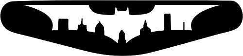 Decus-Shop Play Station PS4 Lightbar Sticker Aufkleber Batman City (schwarz) von Decus-Shop