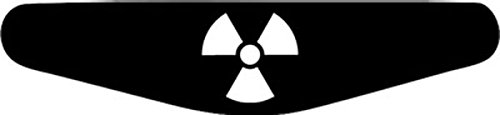 Decus-Shop Play Station PS4 Lightbar Sticker Aufkleber Radioactive (schwarz) von Decus-Shop