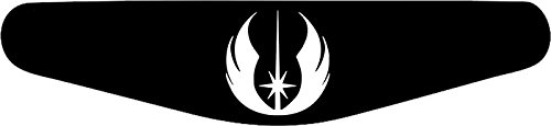 Decus-Shop Play Station PS4 Lightbar Sticker Aufkleber Star Wars Jedi (schwarz) von Decus-Shop