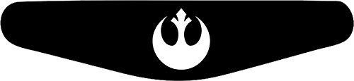 Decus-Shop Play Station PS4 Lightbar Sticker Aufkleber Star Wars Rebel (schwarz) von Decus-Shop