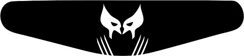 Decus-Shop Play Station PS4 Lightbar Sticker Aufkleber Wolverine (schwarz) von Decus-Shop