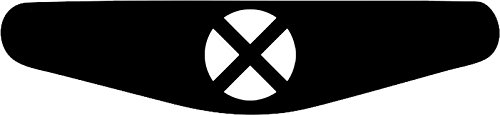Decus-Shop Play Station PS4 Lightbar Sticker Aufkleber X-Men (schwarz) von Decus-Shop