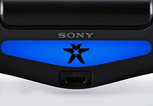 Play Station PS4 Lightbar Sticker Aufkleber Invertiert inFAMOUS Second Son (schwarz) von Decus-Shop