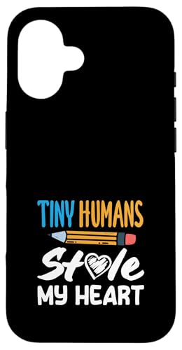 Der Grundschullehrer Tiny Humans hat mein Herz gestohlen Hülle für iPhone 16 Der Grundschullehrer Tiny Humans hat mein Herz gestohlen Hülle für iPhone 16 von Dedicated Educators Elementary Teaching Gifts