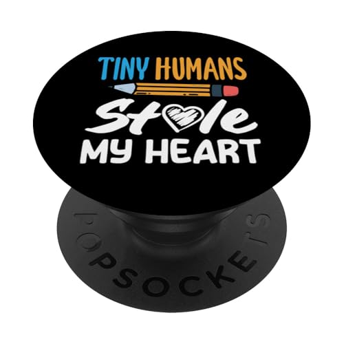 Der Grundschullehrer Tiny Humans hat mein Herz gestohlen PopSockets Klebender PopGrip Der Grundschullehrer Tiny Humans hat mein Herz gestohlen PopSockets Klebender PopGrip von Dedicated Educators Elementary Teaching Gifts