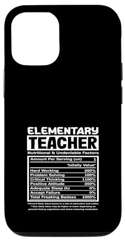 Grundschullehrer, fleißig, kritisches Denken, Badass Hülle für iPhone 12/12 Pro von Dedicated Educators Elementary Teaching Gifts