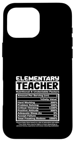 Grundschullehrer, fleißig, kritisches Denken, Badass Hülle für iPhone 16 Pro Max Grundschullehrer, fleißig, kritisches Denken, Badass Hülle für iPhone 16 Pro Max von Dedicated Educators Elementary Teaching Gifts