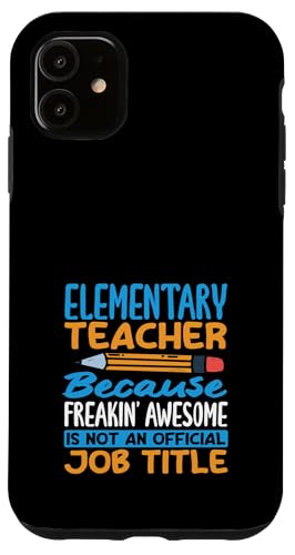 Grundschullehrer, weil die Berufsbezeichnung verdammt geil ist Hülle für iPhone 11 Grundschullehrer, weil die Berufsbezeichnung verdammt geil ist Hülle für iPhone 11 von Dedicated Educators Elementary Teaching Gifts