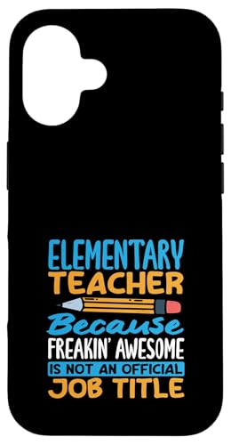 Grundschullehrer, weil die Berufsbezeichnung verdammt geil ist Hülle für iPhone 16 Grundschullehrer, weil die Berufsbezeichnung verdammt geil ist Hülle für iPhone 16 von Dedicated Educators Elementary Teaching Gifts