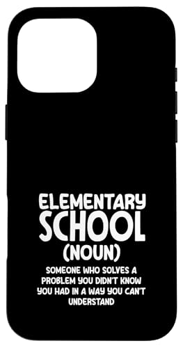 Grundschullehrer Schule Substantiv Problemlöser Spaß Hülle für iPhone 16 Pro Max Grundschullehrer Schule Substantiv Problemlöser Spaß Hülle für iPhone 16 Pro Max von Dedicated Educators Elementary Teaching Gifts