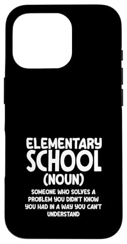 Grundschullehrer Schule Substantiv Problemlöser Spaß Hülle für iPhone 16 Pro Grundschullehrer Schule Substantiv Problemlöser Spaß Hülle für iPhone 16 Pro von Dedicated Educators Elementary Teaching Gifts